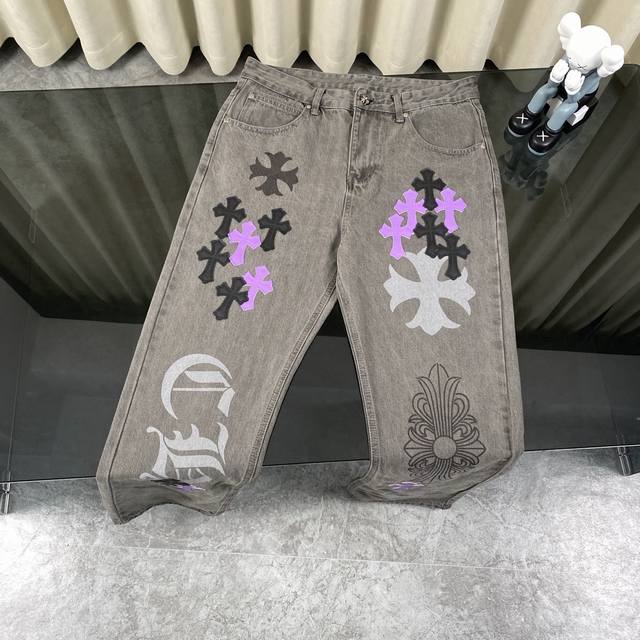 Chrome Hearts 24Ss Official Website Limited Edition Purple Cow Spray-Painted Den