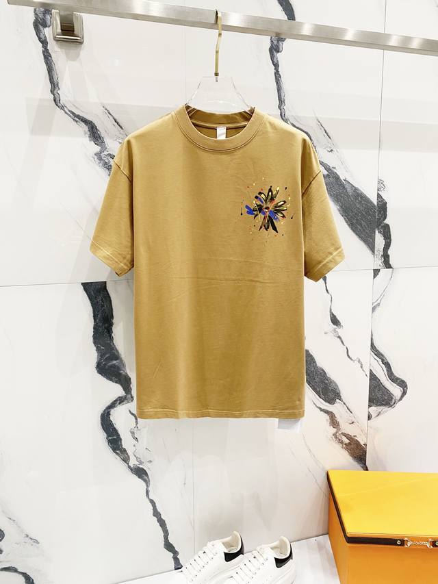Chrome Hearts 320G Washed Short-Sleeve Shirt Graffiti Cross Sanskrit Logo Front