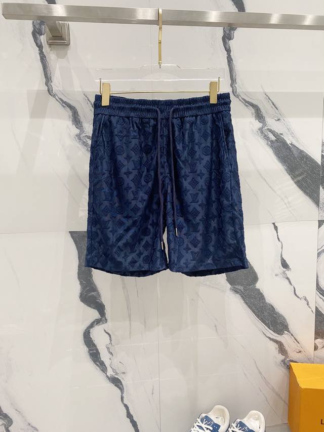 Louis Vuitton Louis Vuitton Jacquard Towel Fabric Shorts Classic Monogram Letter