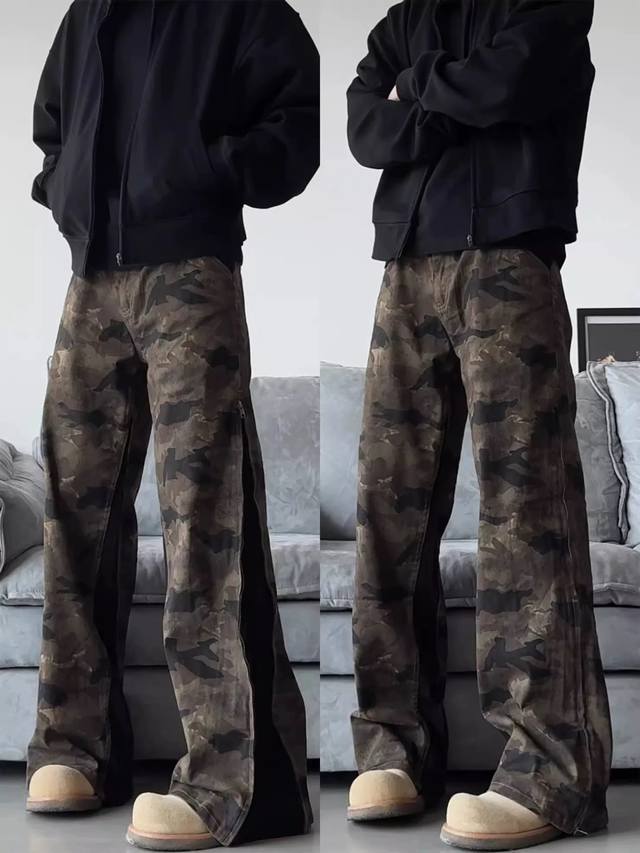 Style Number Xk3282 American-Style High-Street Camouflage Work Pants For Men And