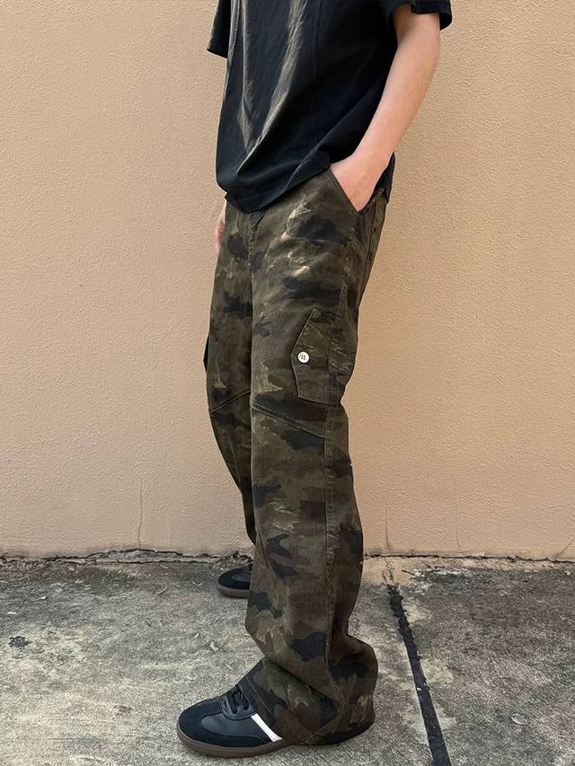 Style Number Xk3281 American-Style High-Street Camouflage Workwear Pants For Men