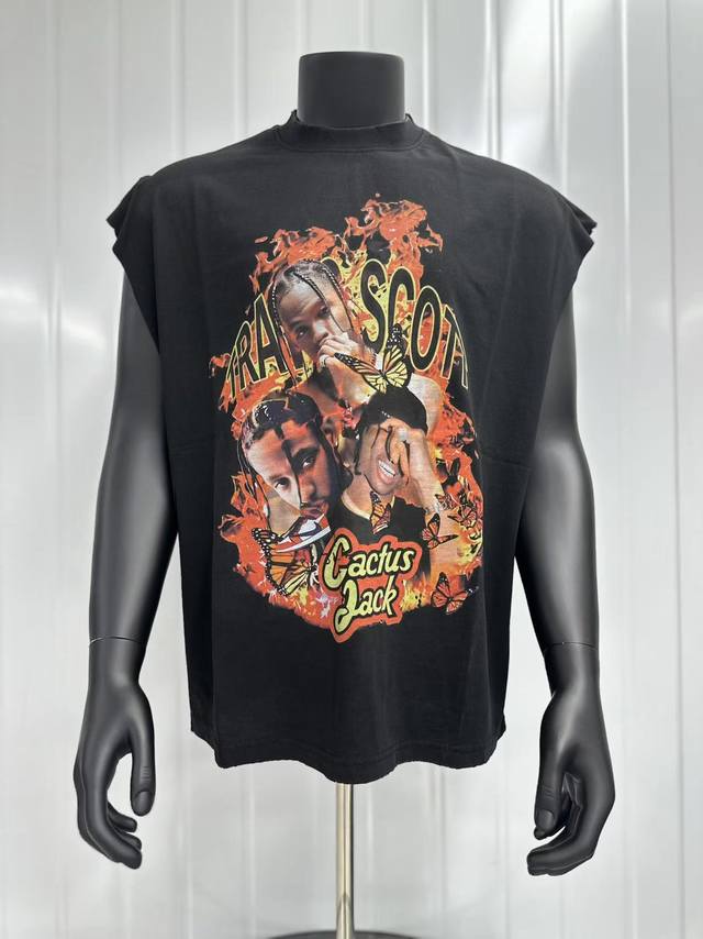 Vt018 Travis Scott Scott Big Face Portrait Performance Limited Edition Flashy An
