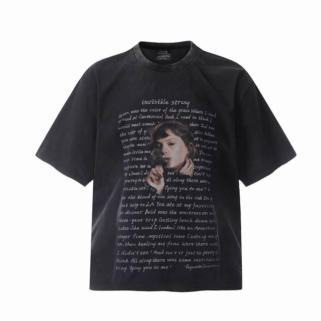 Vt9230 Tyler Swift Taylor Swift Handwritten Diary Big Face Portrait Print Retro