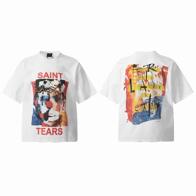 Vt9127 Saint Michael Collaboration Denim Tears Clown Graffiti Digital Direct-To-