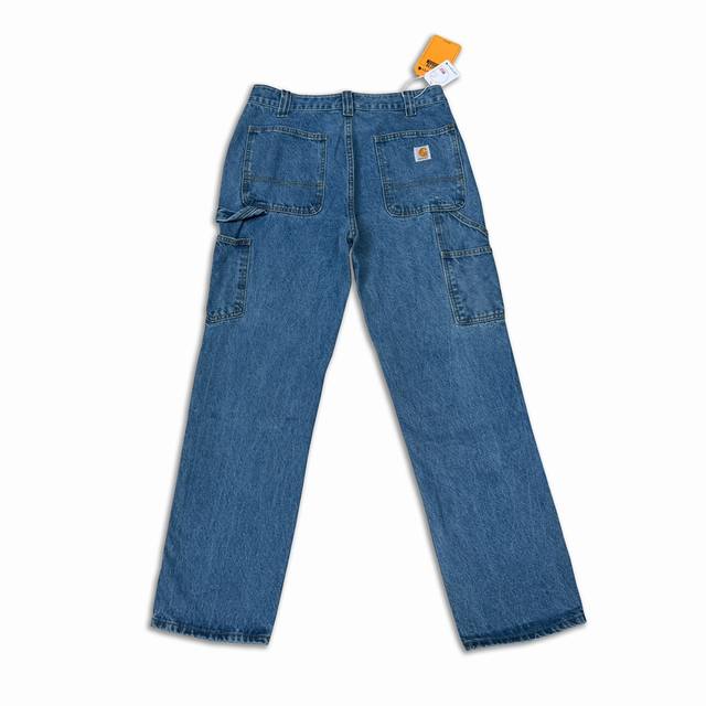 K055 Carhartt Wip Japanese-Style Workwear-Inspired Denim Jeans Custom Original L