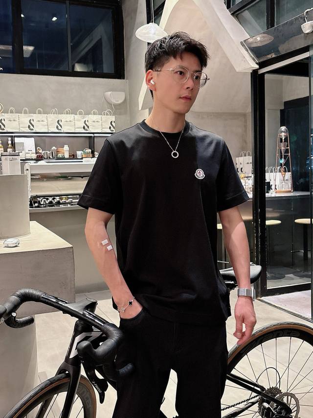 Mk Short-Sleeve Series Season: 2025 Spring/Summer Colors:Black, White, Navy Blue
