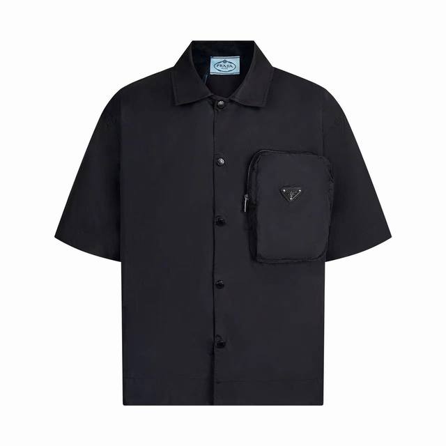 Prada Workwear-Inspired Short-Sleeve Shirt Custom-Made Original Special Material