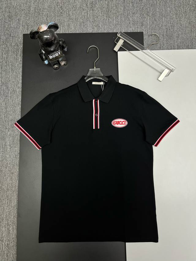Gucci Gucci Embroidered New-Style Polo Shirt Authentic Fabric, Official Replica