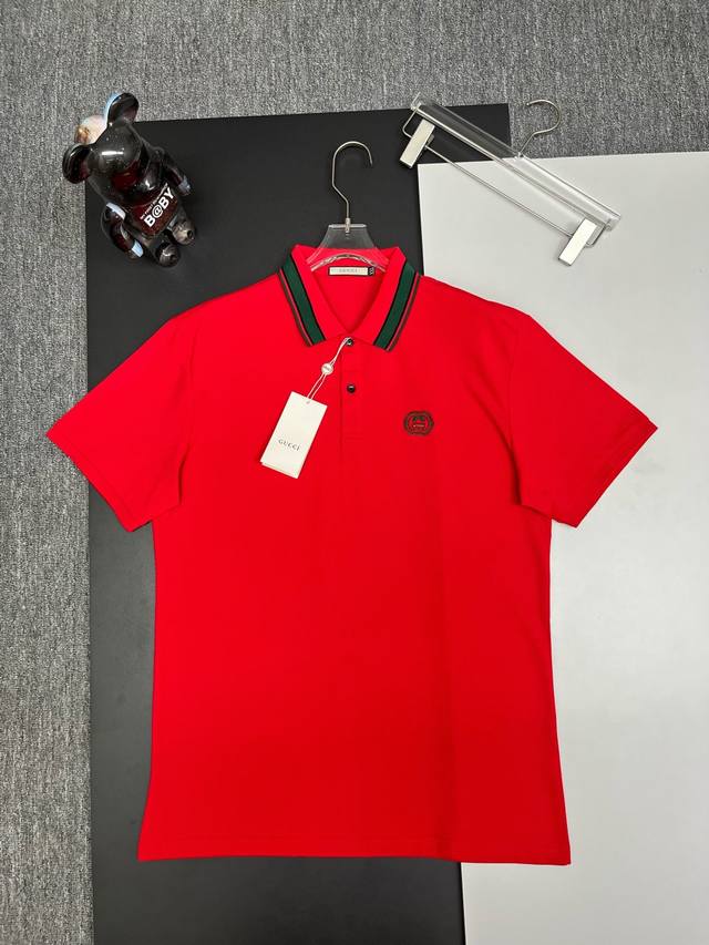 Gucci Gucci Embroidered New Polo Shirt Authentic Fabric, Official Same Style Mad