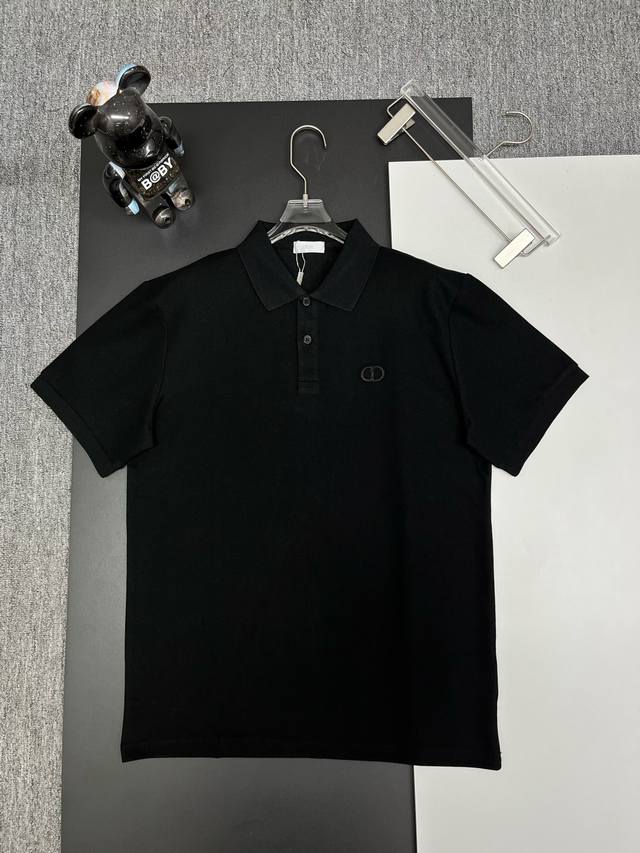 Dior Dior Embroidered New-Style Polo Shirt Authentic Fabric, Authentic Custom Ac