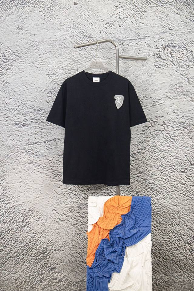 Style Number:Y137 Burberry Bbr 3Dlogo Short-Sleeve T-Shirt Authentic 270Gsm 100%