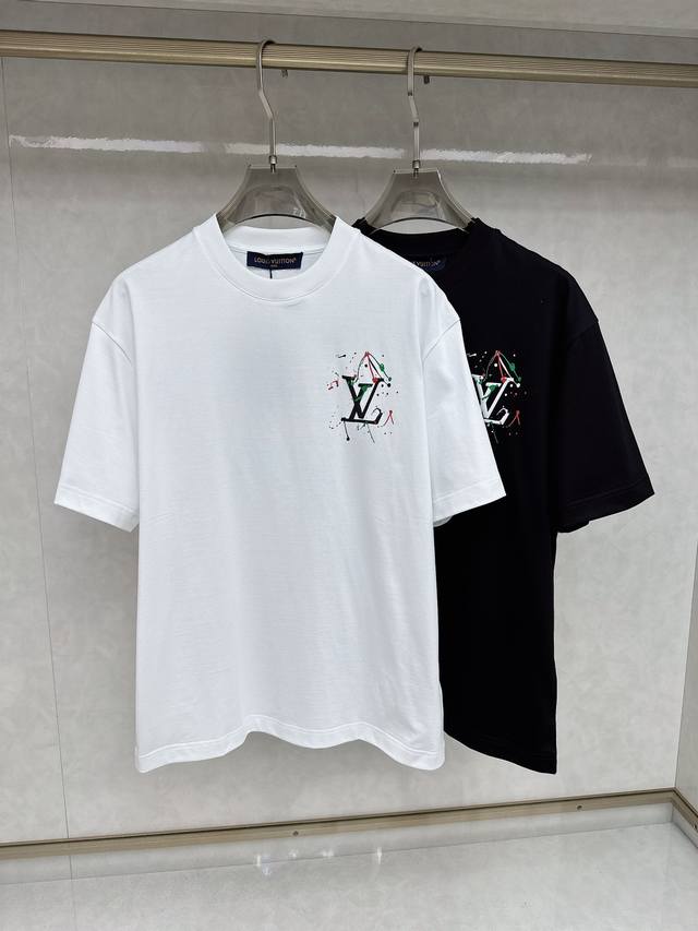 Lv 2025 Spring/Summer New Arrival Exclusive Store Latest Short-Sleeve Round-Neck