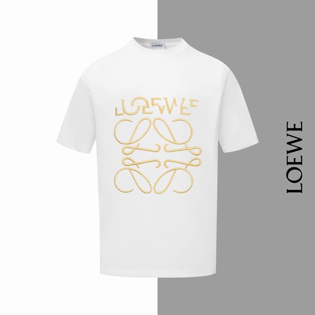 Style Number#Z66 Loewe Offset Gold Label Embroidered Round Neck Short-Sleeve Sam