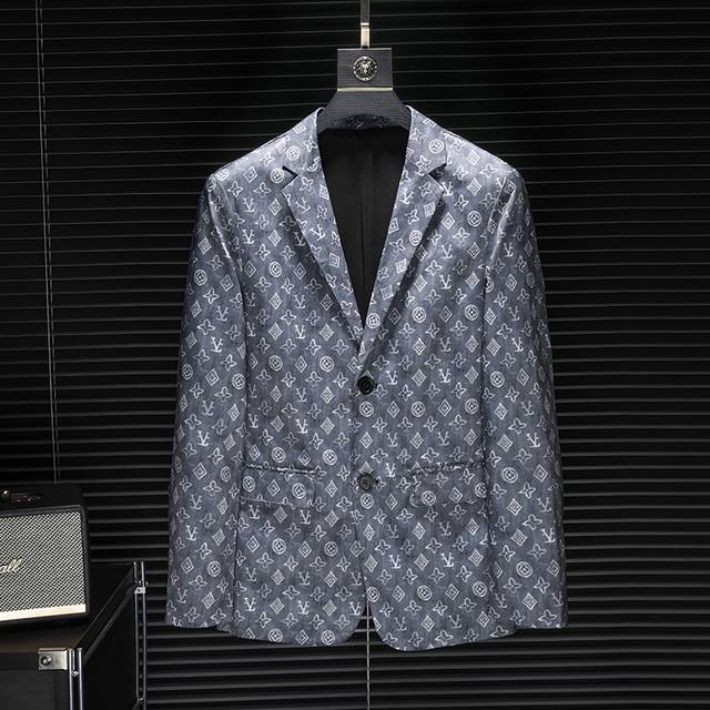 Siji Lv New Men's Casual Single-Breasted Suit!This Is An Ultra-High-End, Top-Tie