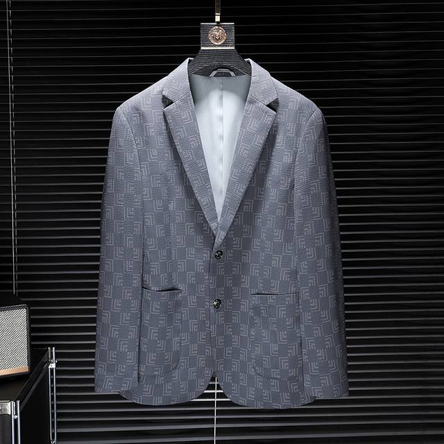 Siji Versace New Men's Casual Single-Breasted Suit!This Is An Ultra-High-End, To