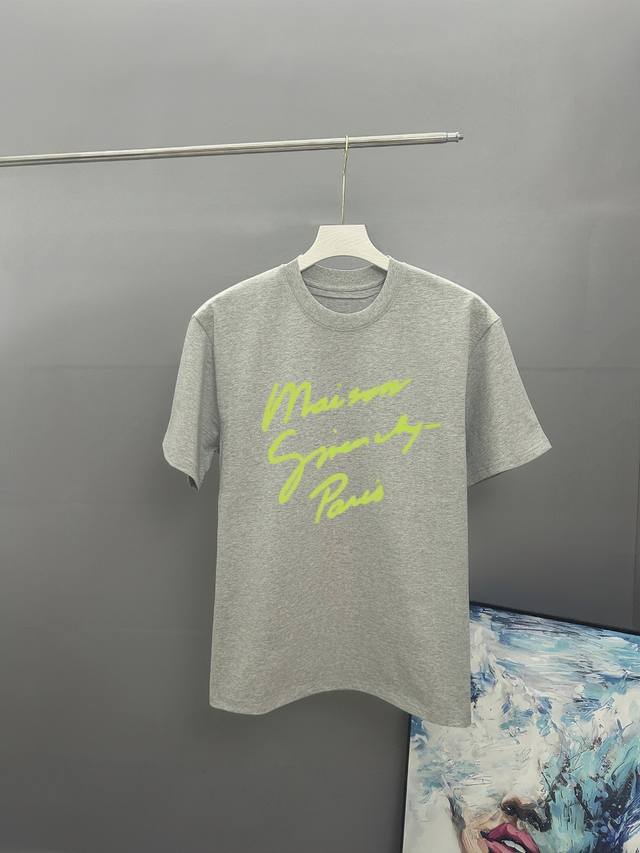 Ysl Saint Laurent 2025 Spring/Summer Classic Print Round Neck Short-Sleeve T-Shi