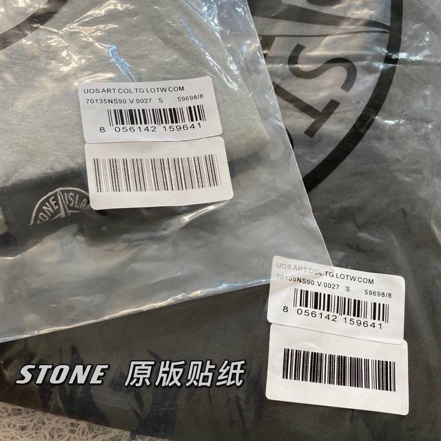 Style No. 042 Stone Island Two-Tone Compass Nylon Shorts Color: Black, Gray Size