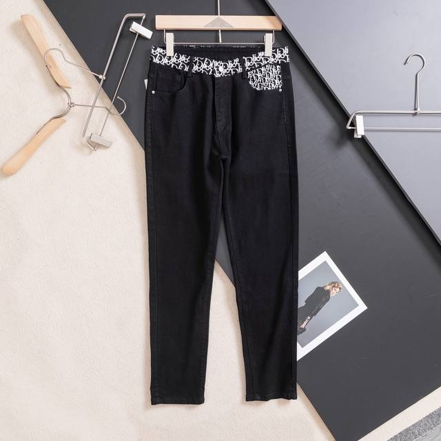 Available Dior Ss Belted Pocket Full Print Fall/Winter New Arrival Denim Pants P
