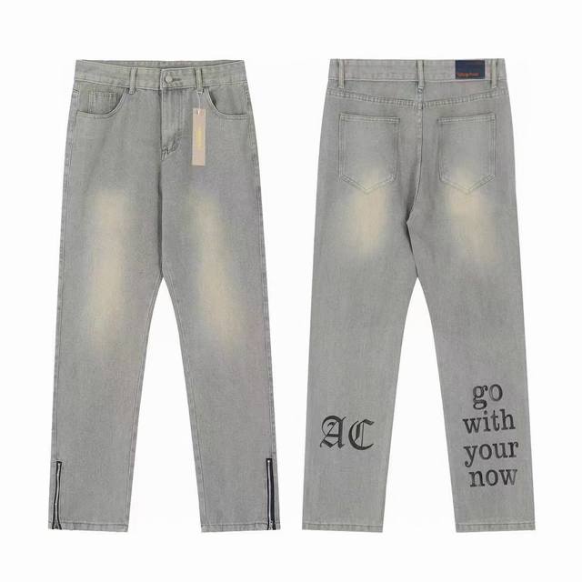 Top Version Color: Yellow Mud Size:M L Xl Xxl Fog American High-Street Washed Ye