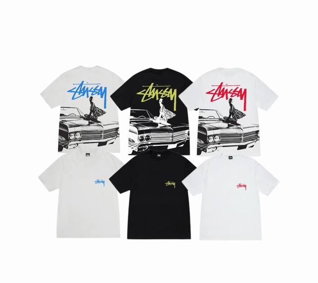 New Arrival Model Number: S104 Stussy Stussy American Car Full Print Retro Beat