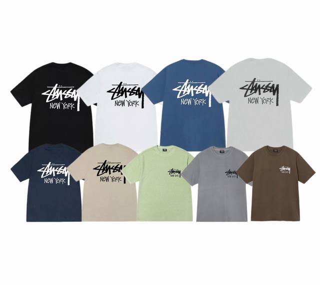 New Arrival Model Number: S117 Stussy Stussy New York Custom Logo Print Round Ne