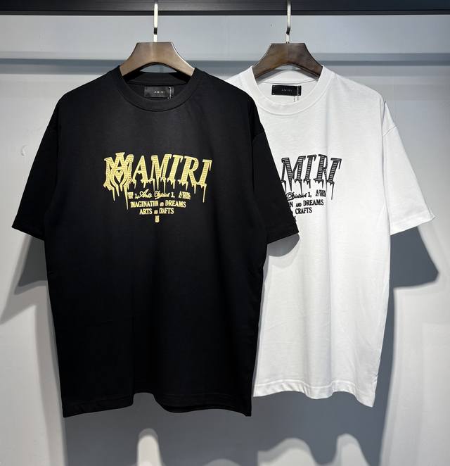741 Style Amiri Actual Photos Black, White Hanging Photos S, M, L, Xl