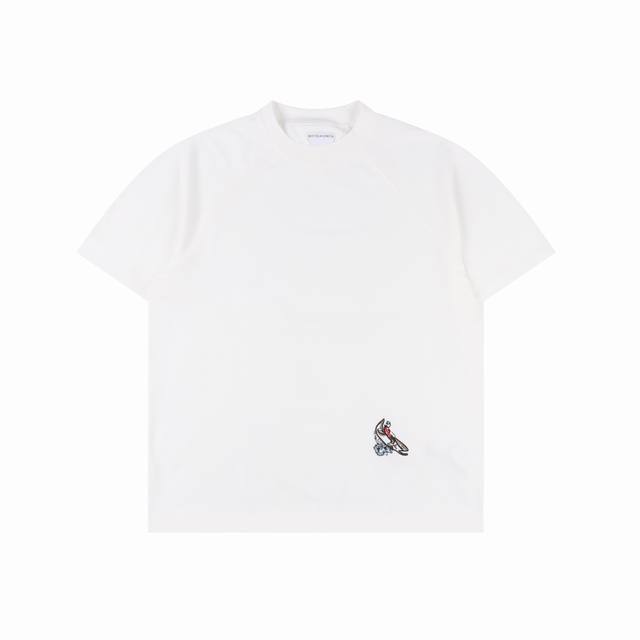 Bottega Veneta Bottega Veneta Bv Small Shark Embroidered Short-Sleeve T-Shirt Pu