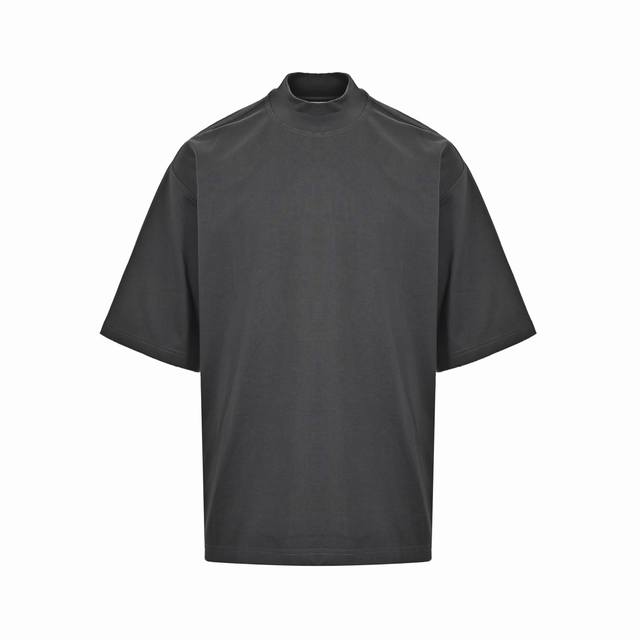 Bottega Veneta Bv 25Ss Short-Sleeve Shirt With Small High Collar Made From Heavy