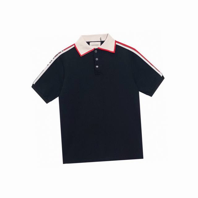 Gucci Summer New Arrival, Shoulder Red And Green Lettering Woven Strap Polo Coll