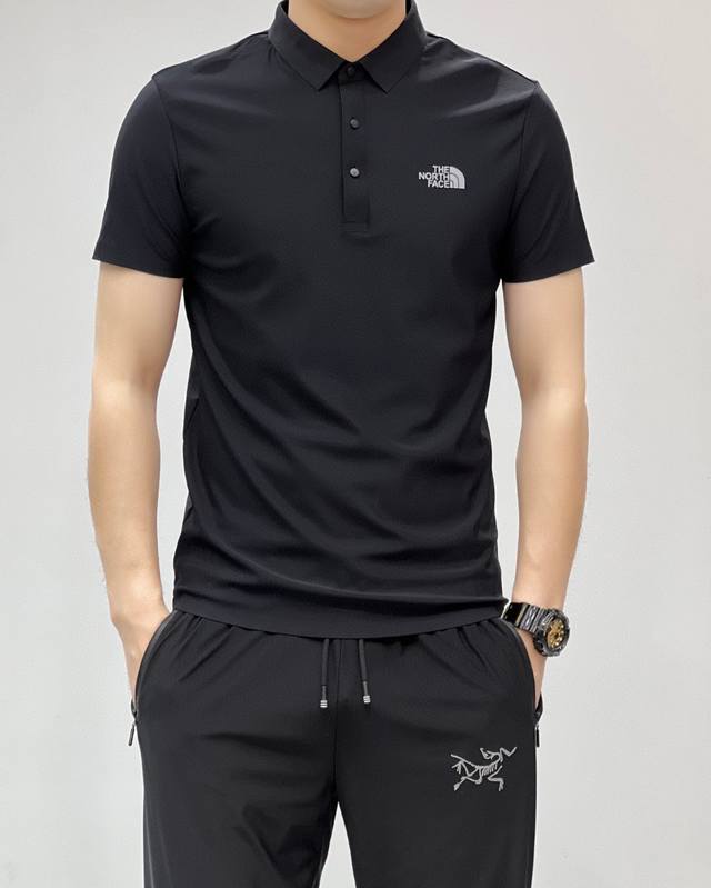 The North Face New Men's Collared Short-Sleeve Polo Shirt Men's Casual Ice Silk