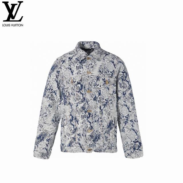 Louis Vuitton Louis Vuitton 24Fw Snowflake Fringe Denim Jacket Special Imported