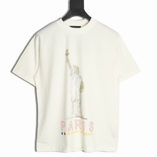 Balenciaga Paris Saint-Germain Blcg Statue Of Liberty Short-Sleeve T-Shirt Exclu