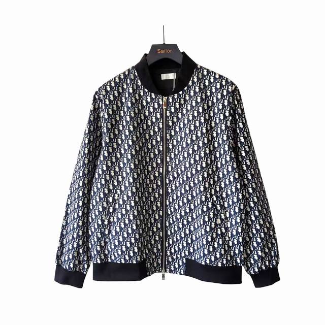 Actual Photo Details + Size Chart Dior Classic Monogram Print Jacket The Full-Pr