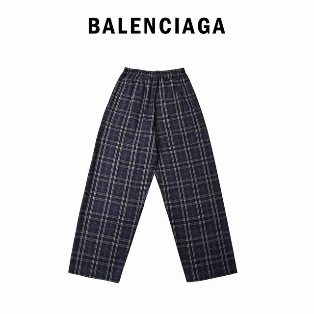 Balenciaga | 25Ss Checkered Flannel Trousers The Balenciaga Pants Everyone Is Ta