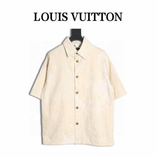 Louis Vuitton Louis Vuitton Lv 24Ss Checkered Short-Sleeve Shirt Jacket Custom O