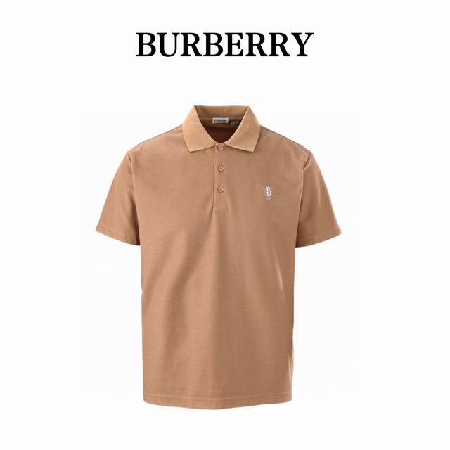 Burberry Barbour Bbr Shield Contrast Stitch Short-Sleeve Polo Shirt The Fabric U