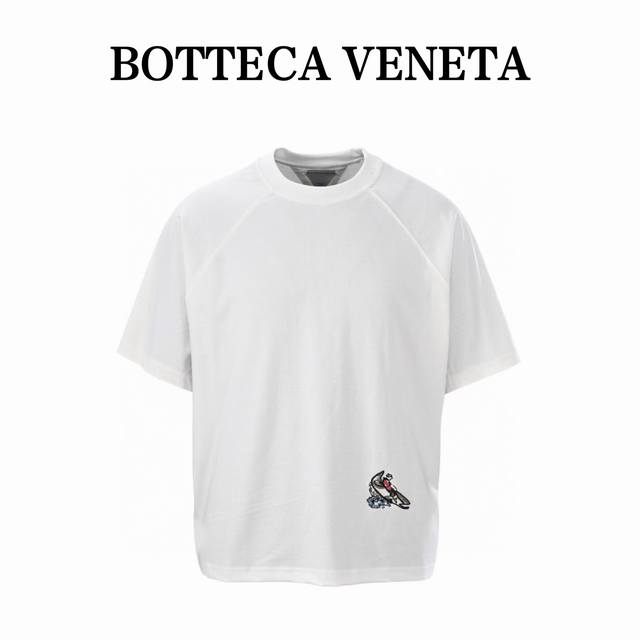Bottega Veneta Bottega Veneta Bv Small Shark Embroidered Short-Sleeve T-Shirt Pu