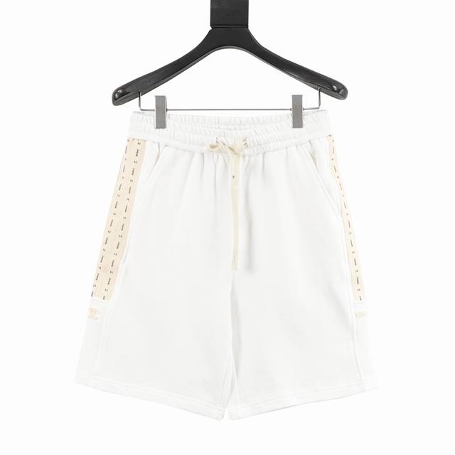 Chanel Chanel Logo Woven Belt Shorts Fabric Uses 360G Brushed Fabric, Dyed To Co
