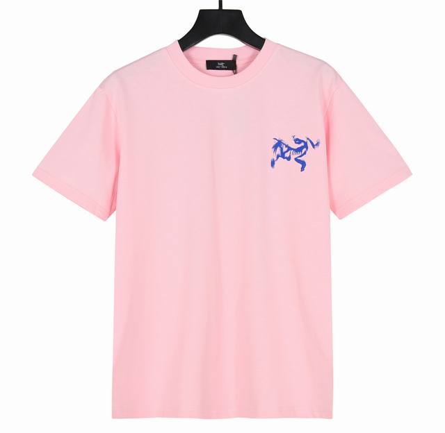 Arcteryx Official Website New Arrival Back Nine-Grid Phantom Bird Print Short-Sl