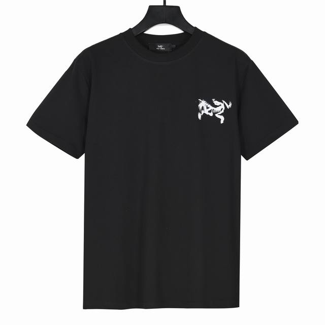 Arcteryx Official Website New Arrival Back Nine-Grid Phantom Bird Print Short-Sl