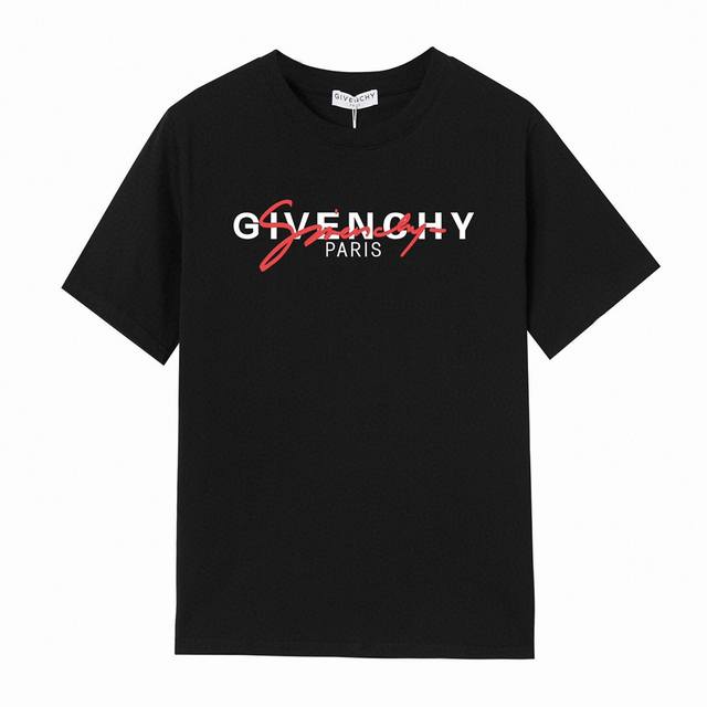 Givenchy Letter Sash Short-Sleeve T-Shirt, Simple Design Looks Particularly Eleg