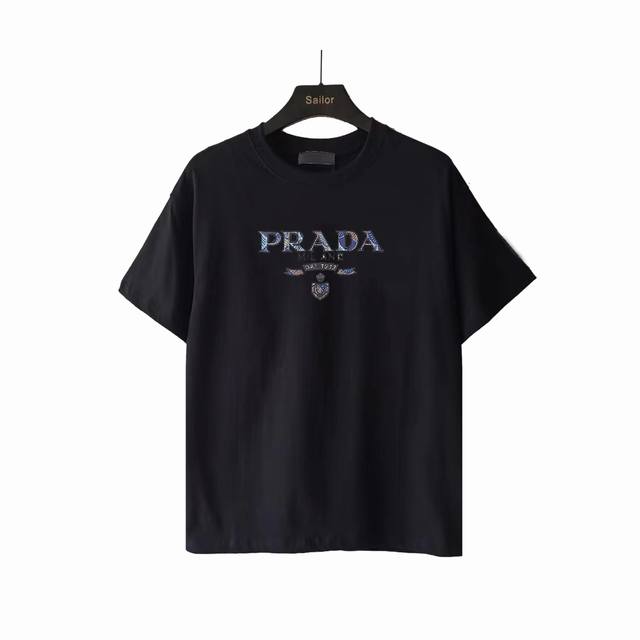 Actual Photos Of Details + Size Chart Prada Letter Silicone-Printed Colored Embr
