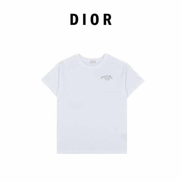 Christina Dior Signature Short-Sleeve T-Shirt Cd Studio Signature Short-Sleeve,