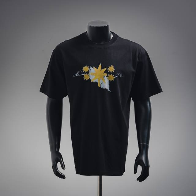 Givenchy 25Ss Star Pattern Printed Round Neck Short-Sleeve T-Shirt Customized Fa