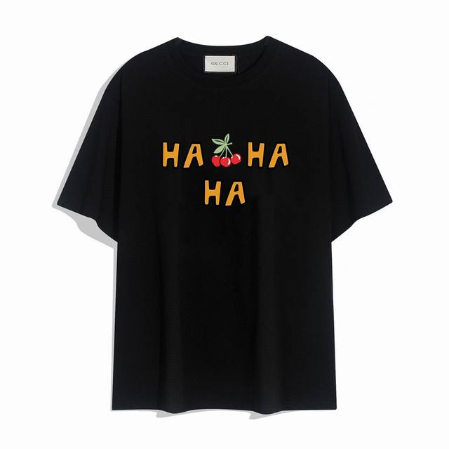 Gucci Fun Letter Print Short-Sleeve T-Shirt, Featuring A Design That Exudes A Tr