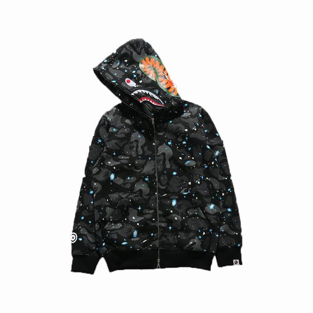 New Arrival High-Quality Version Bape Glow-In-The-Dark Starry Camouflage Single-