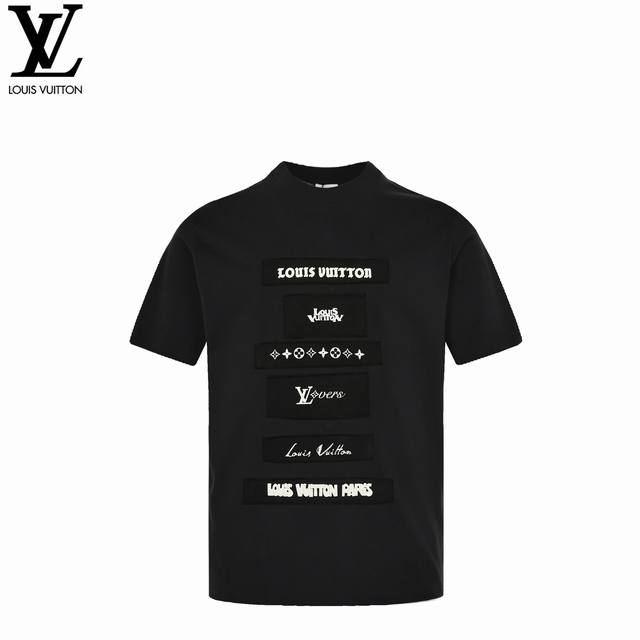 Louis Vuitton Louis Vuitton 24Fw Patch Reversed Monogram Short-Sleeve Louis Vuit