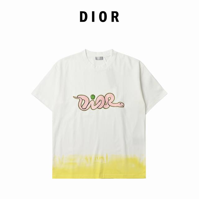 Dior X Kaws Dior X Kaws Snake Year Limited Edition Short-Sleeve T-Shirt The Dior