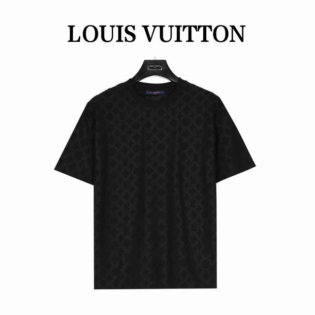 Louis Vuitton 25Ss Full-Print Vintage Monogram Textured Set Short-Sleeve T-Shirt