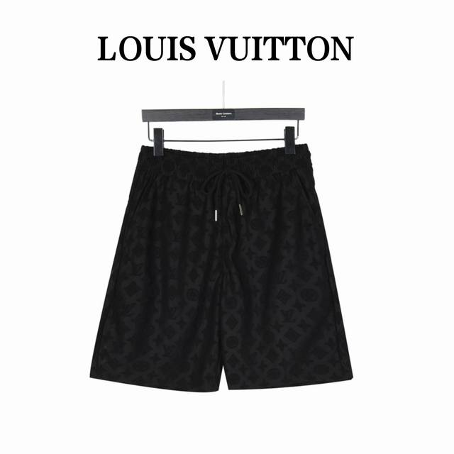 Louis Vuitton Louis Vuitton 25Ss Full-Print Vintage Jacquard Textured Suit Short